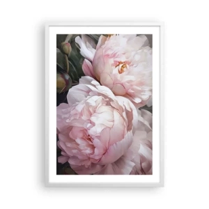 Poster în ramă albă - Oprit din înflorire - 50x70 cm