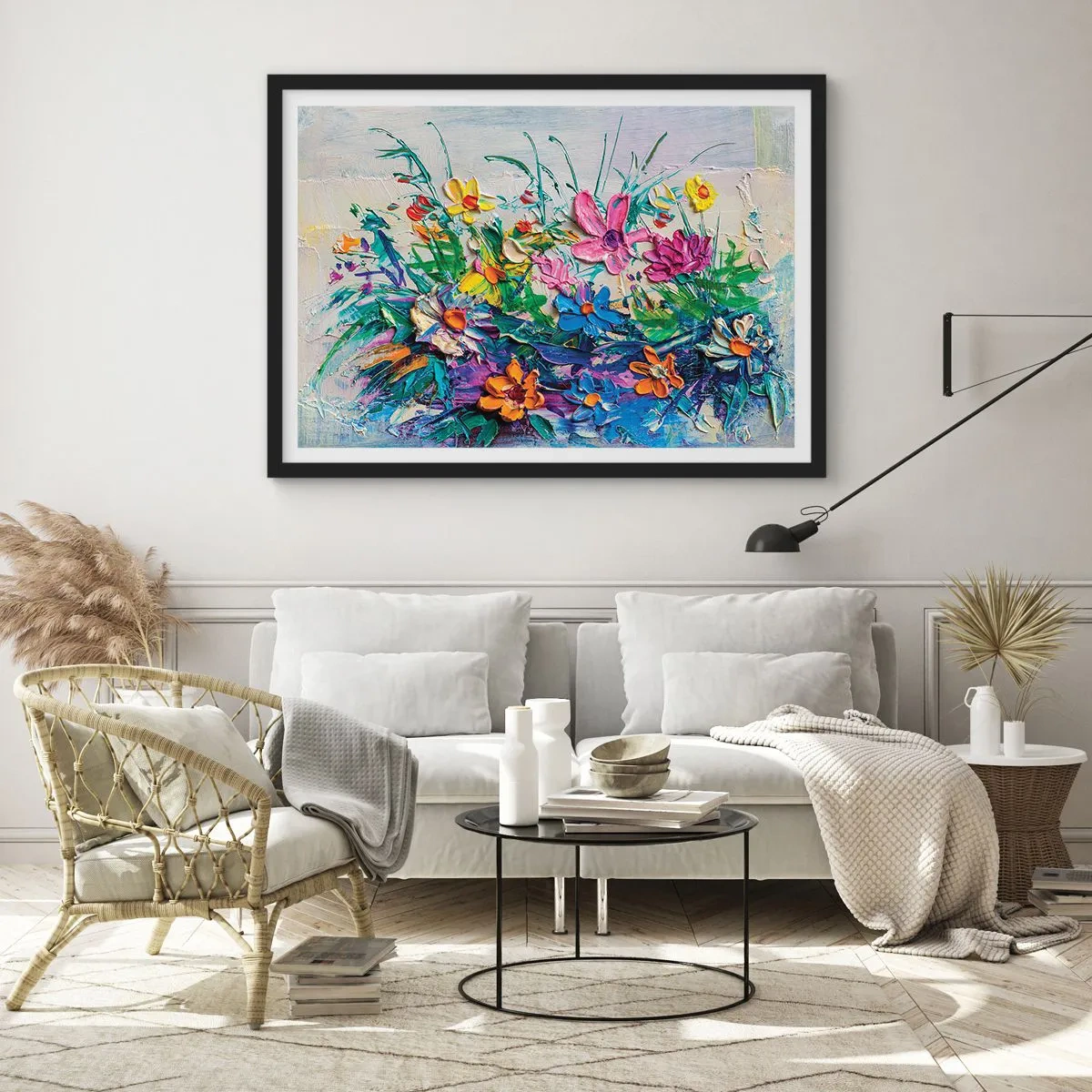 Poster în ramă neagră - Nu este deloc o natură moartă - 100x70 cm