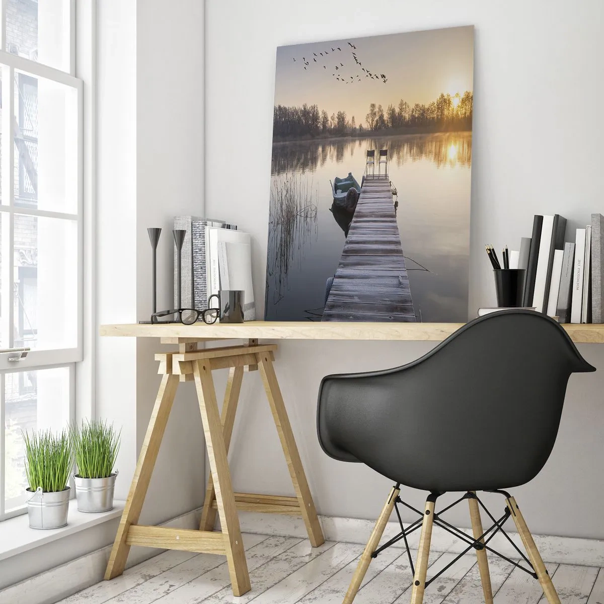 Tablou pe sticlă - O să mă întorc în curând - 50x70 cm