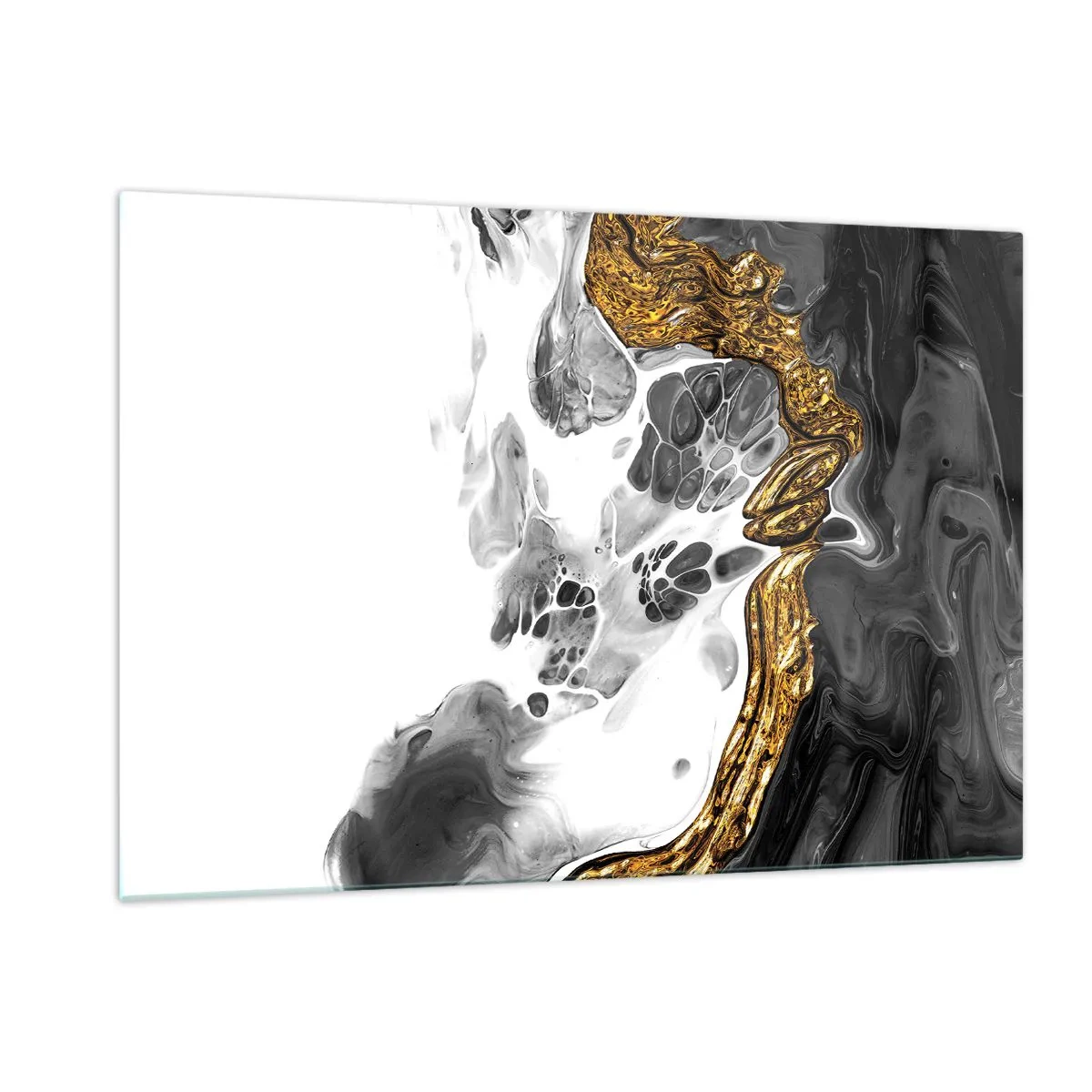 Tablou pe sticlă - Compoziție organică - 120x80 cm