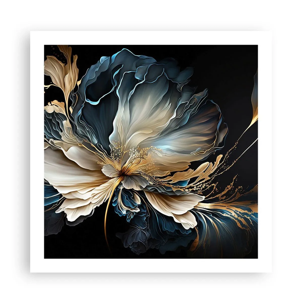 Poster - Povestea unei flori de iubire - 60x60 cm