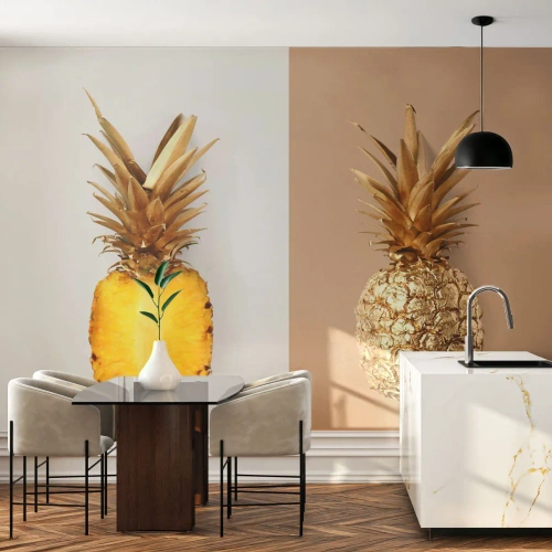 Tapet Premium Canvas - Ananas de împărțit - Ananas, Fructe, Desert - 100x70 cm
