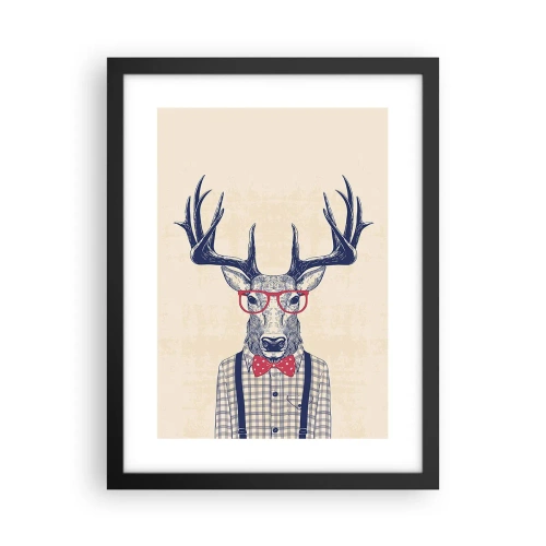 Poster în ramă neagră - O extravaganță jucăușă - 30x40 cm