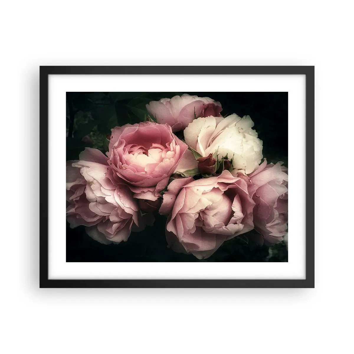 Poster în ramă neagră - Farmecul belle epoque - 50x40 cm