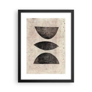 Poster în ramă neagră - Abstracție etnică - 30x40 cm