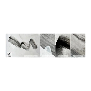 Mostră tapet autocolant Deluxe Sticker - Doar pentru distracție - Minimalism, Abstracția, Perie - 100x30 cm
