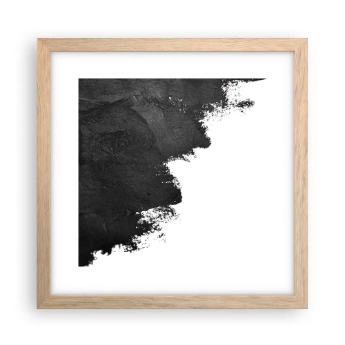 Poster în ramă de stejar deschis - Elemente: pământ - 30x30 cm