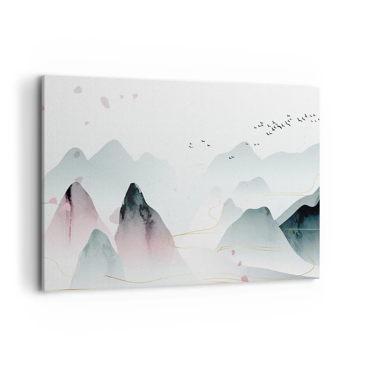 Tablou pe pânză - Peste vârfuri - 120x80 cm