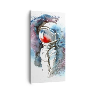 Tablou pe pânză - Singur cu cosmosul - 65x120 cm