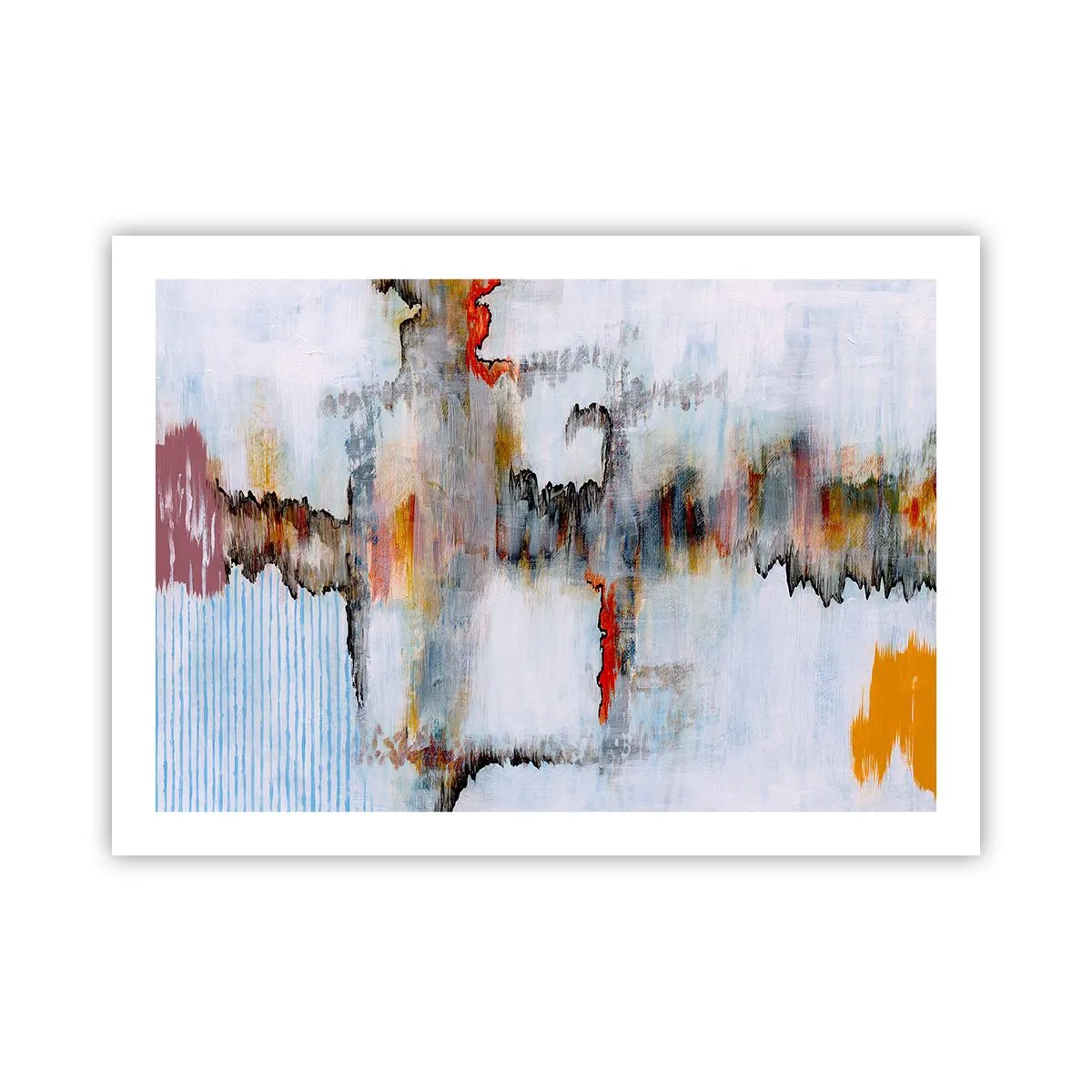 Poster - Cu bățul pe apă - 70x50 cm