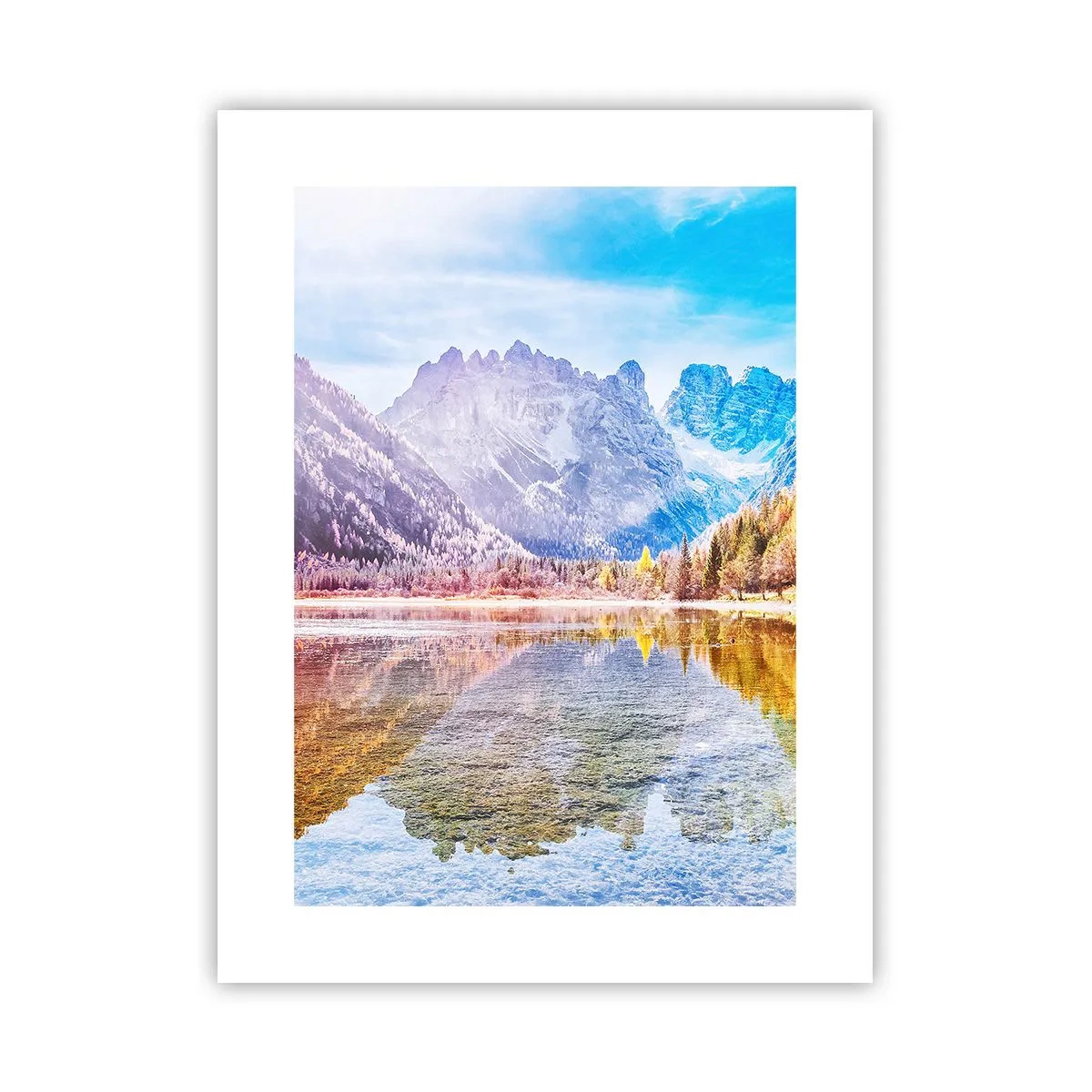 Poster - Iar în munți începe toamna - 30x40 cm