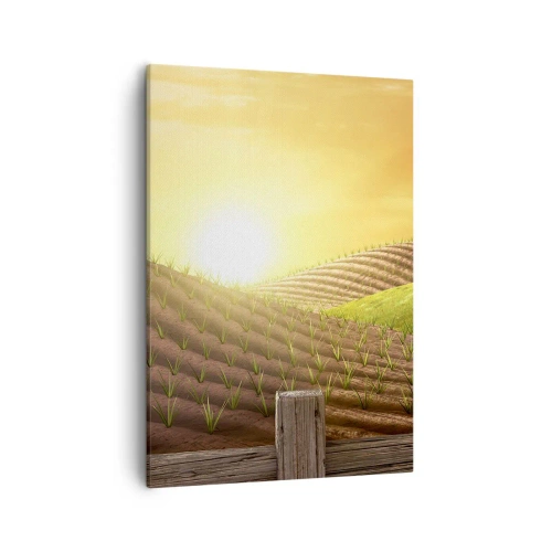 Tablou pe pânză - O fermă ca un basm - 50x70 cm