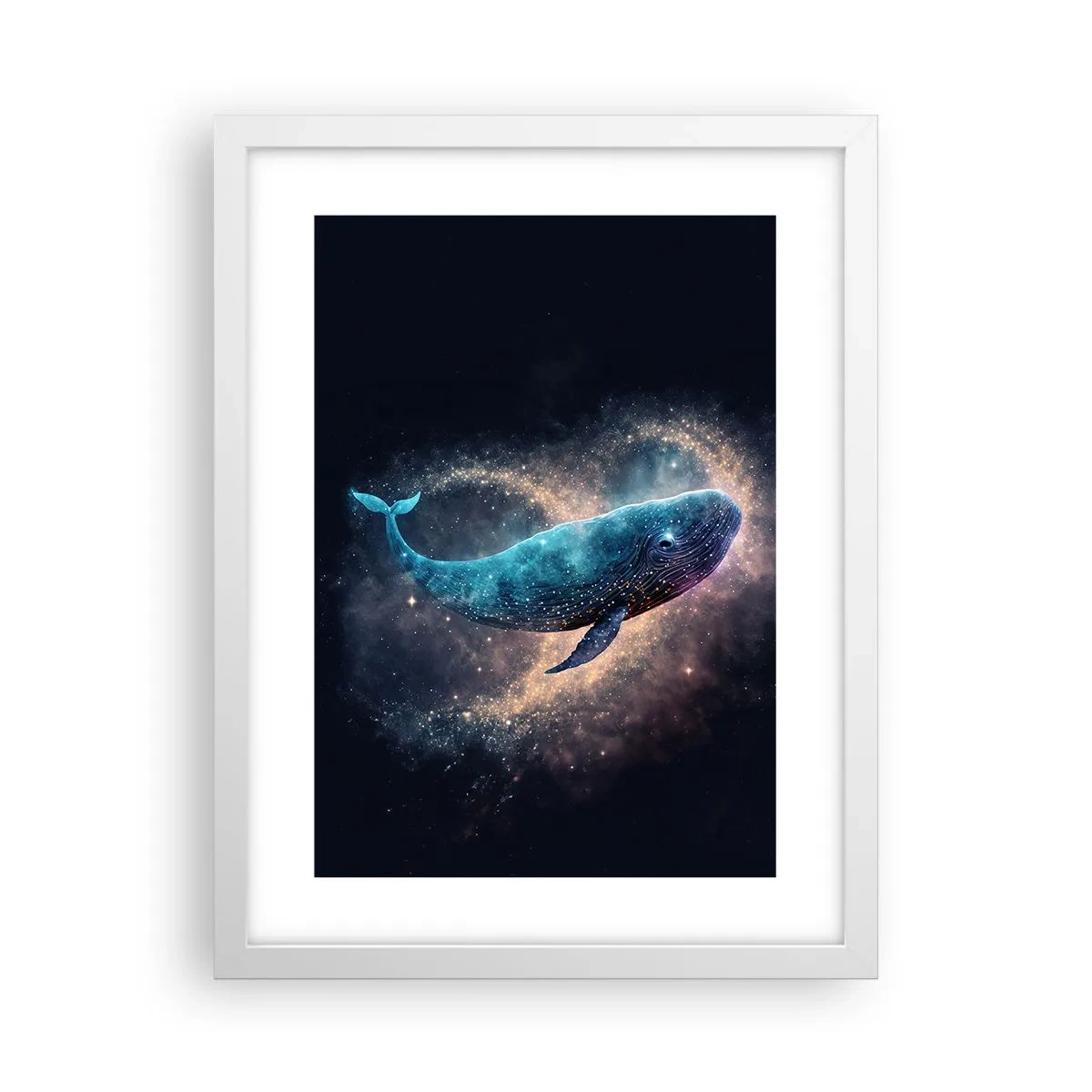 Poster în ramă albă - Există o lume... - 30x40 cm