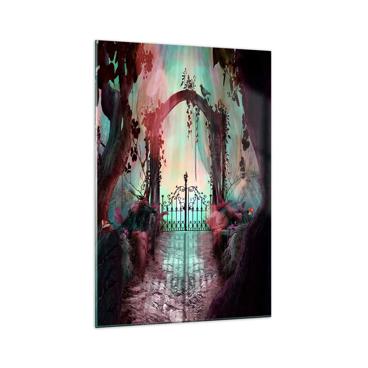 Tablou pe sticlă - Grădina secretă - 70x100 cm