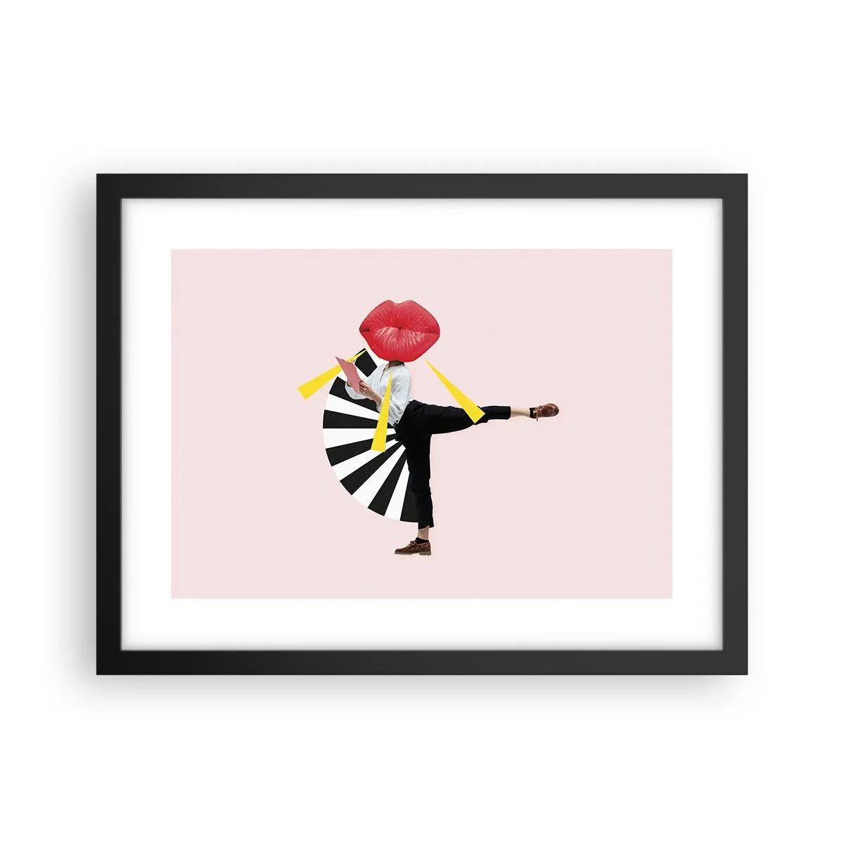 Poster în ramă neagră - Artă pop suprarealistă - 40x30 cm