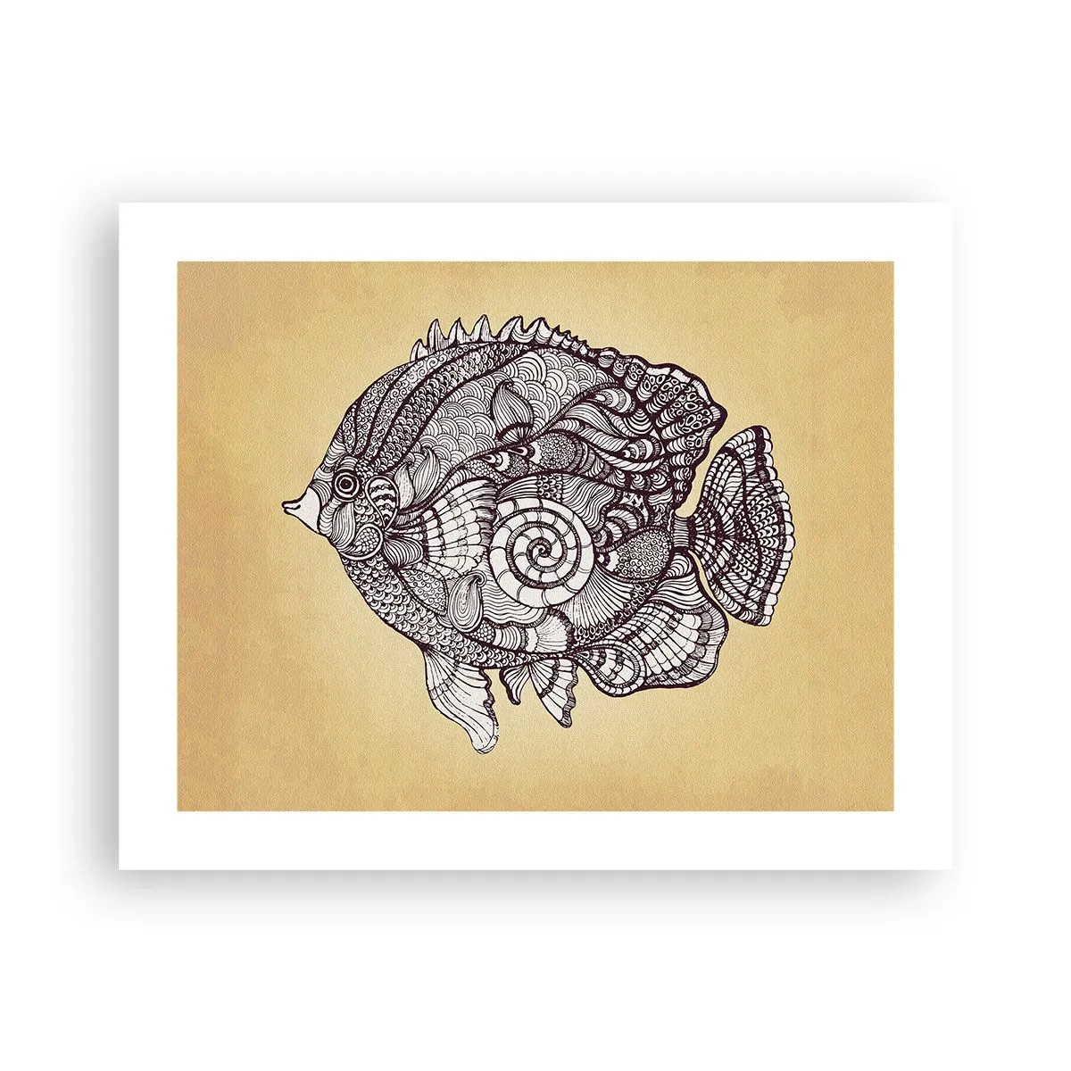 Poster - Dintr-un ocean de ornamente - 50x40 cm