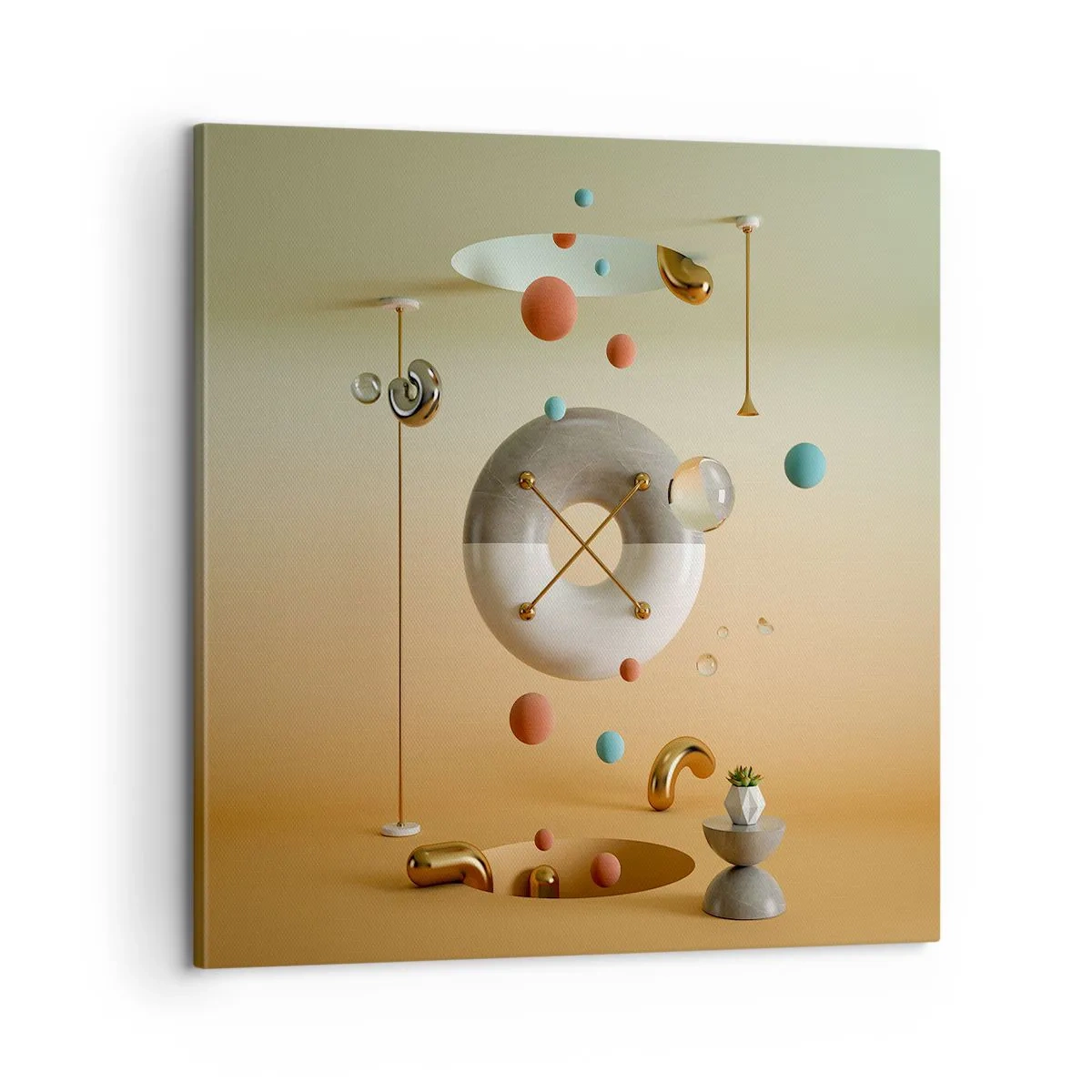 Tablou pe pânză - Orice se poate întâmpla - 60x60 cm