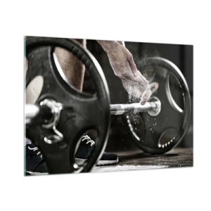 Tablou pe sticlă - Provocare acceptată! - 100x70 cm