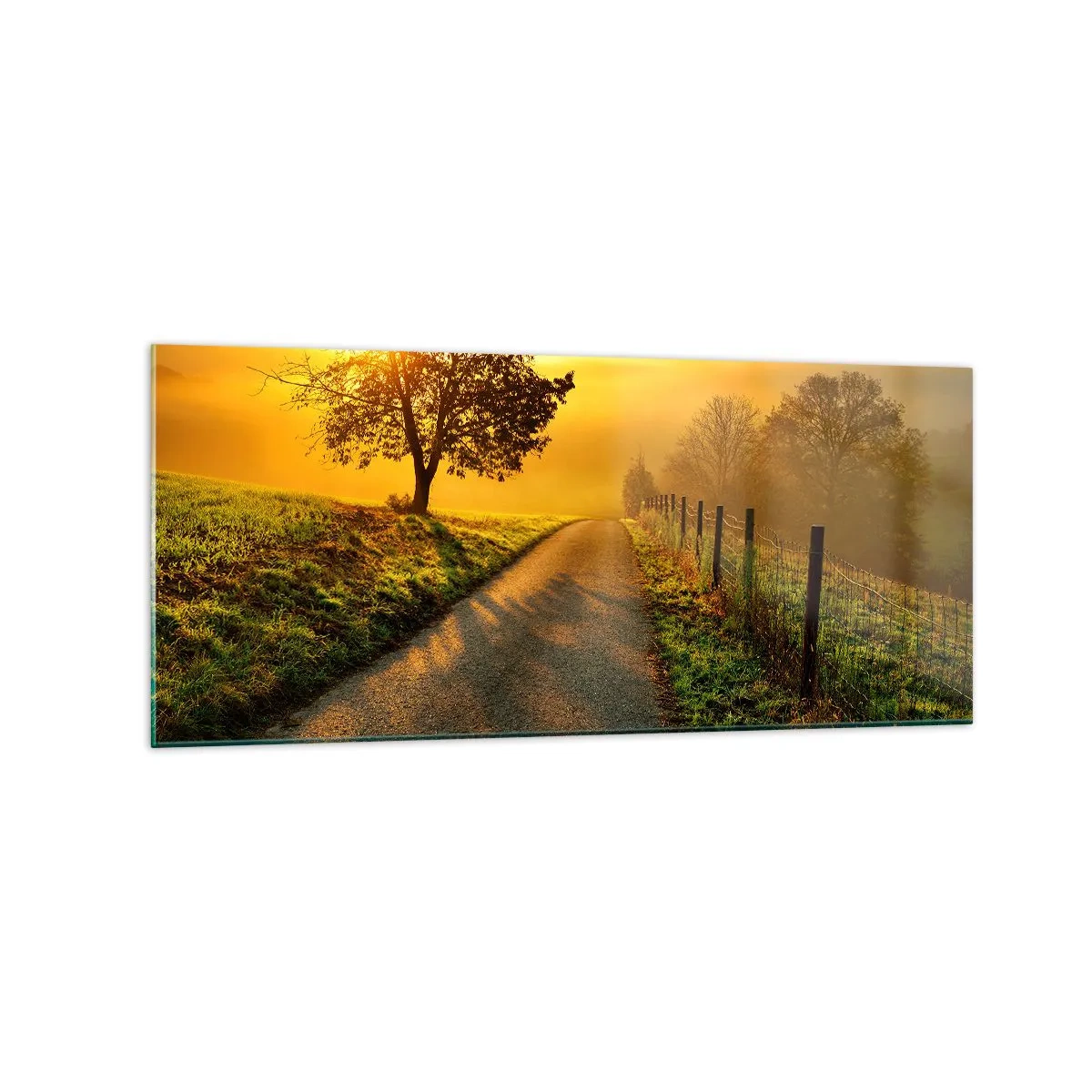 Tablou pe sticlă - O după-amiază de miel - 120x50 cm