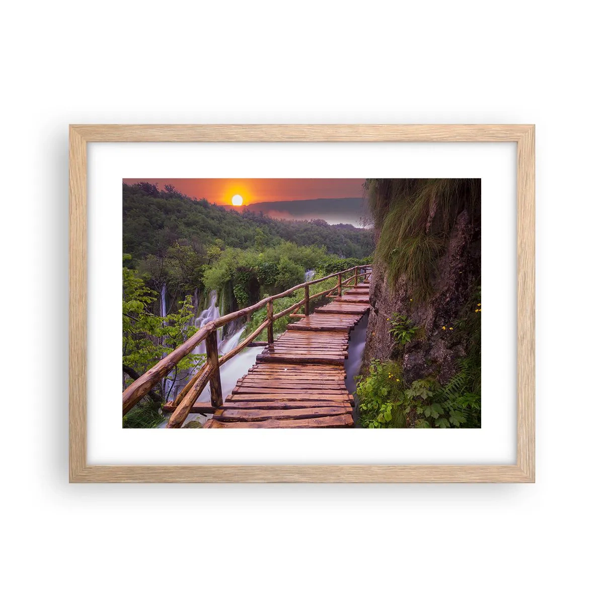 Poster în ramă de stejar deschis - Frumusețe de necrezut - 40x30 cm