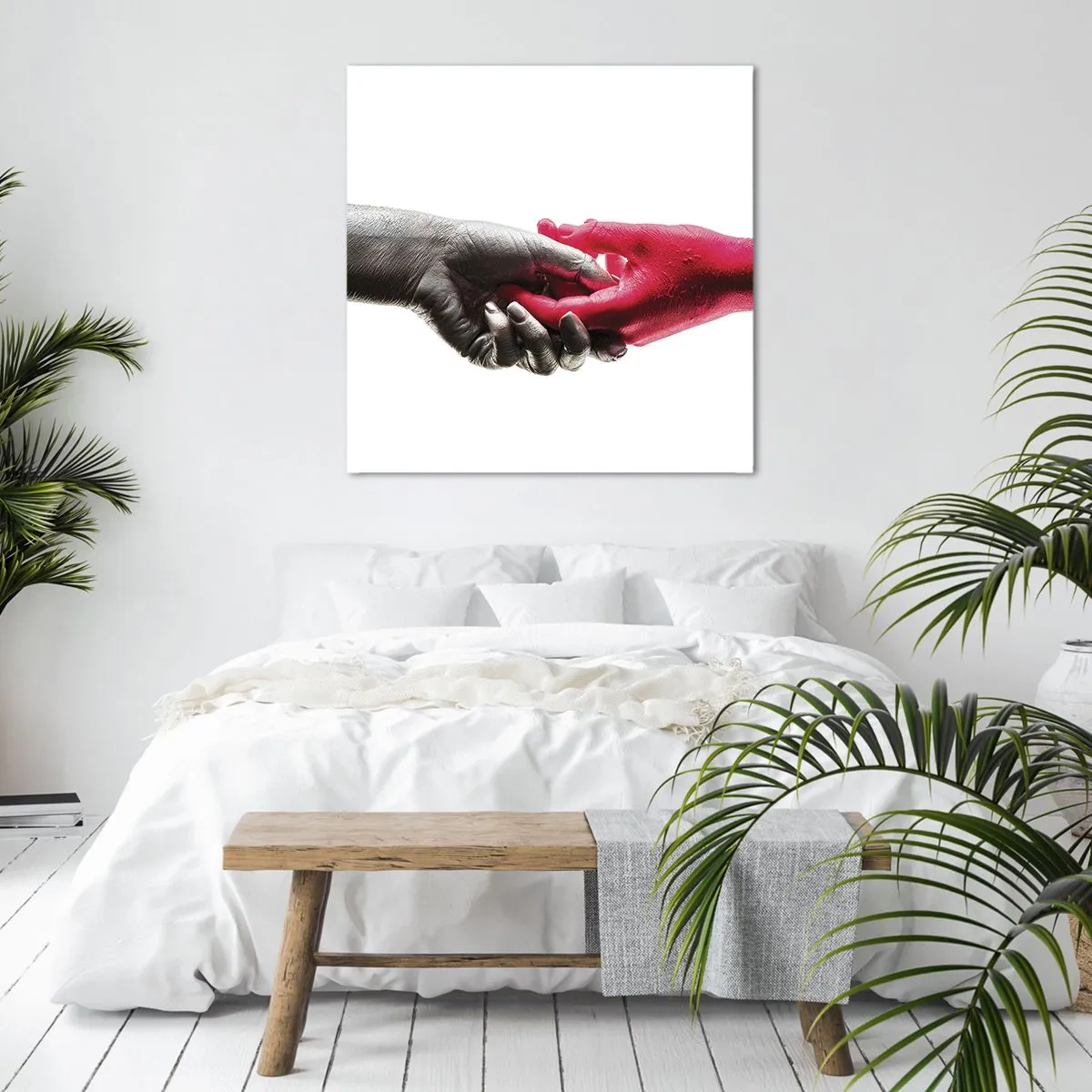 Tablou pe pânză - Împreună, deși diferiți - 50x50 cm