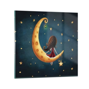 Tablou pe sticlă - A fost odată ca niciodată... - 40x40 cm