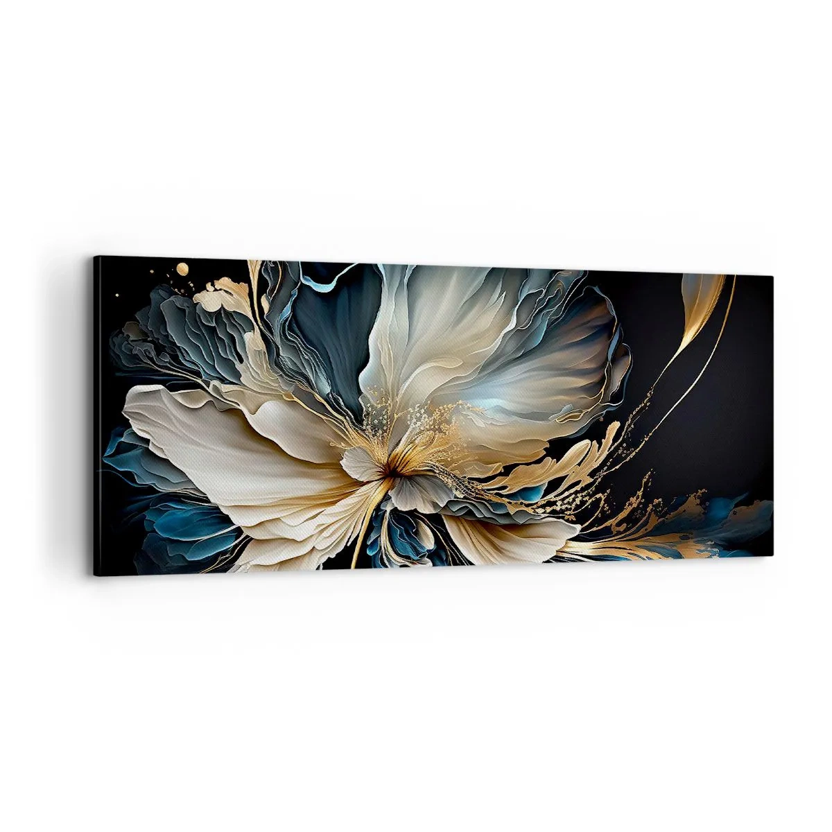 Tablou pe pânză - Povestea unei flori de iubire - 100x40 cm