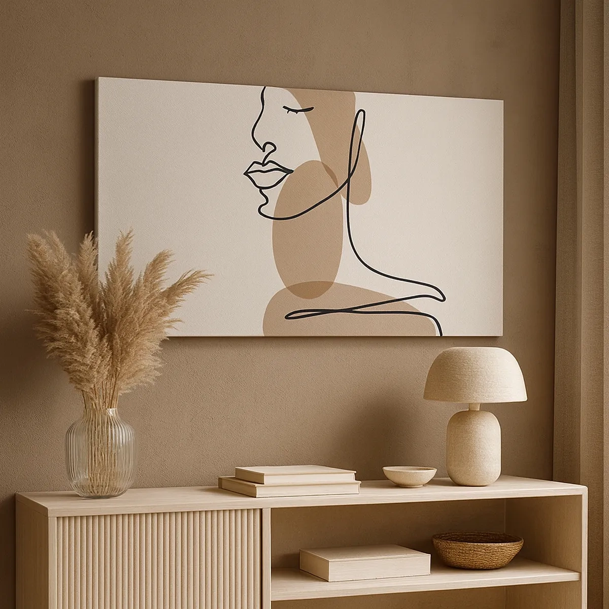 Tablou pe pânză - Ascultându-se pe sine - 30x30 cm