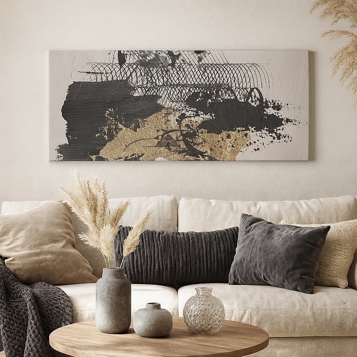 Tablou pe pânză - Compoziție cu pasiune - 30x30 cm