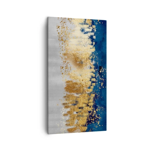 Tablou pe pânză - Compoziție modernă cu bliț - 45x80 cm