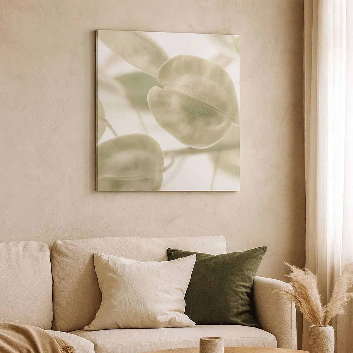 Tablou pe pânză - La început au fost frunzele... - 30x30 cm