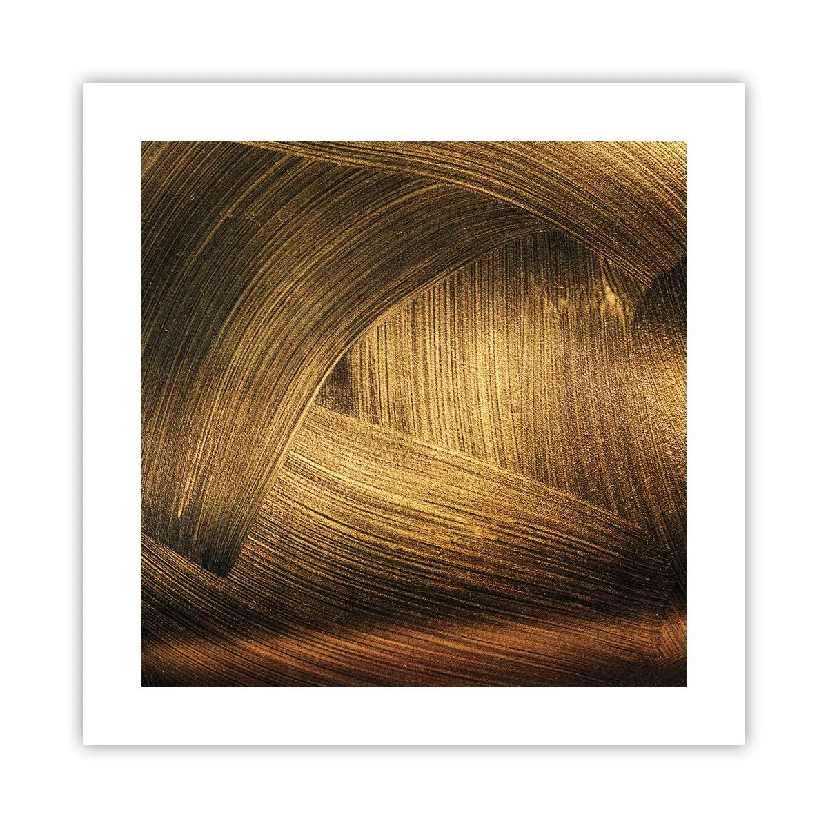 Poster - Într-un labirint de aur - 40x40 cm