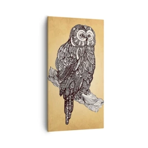 Tablou pe pânză - Ornamente complicate de înțelepciune - 55x100 cm