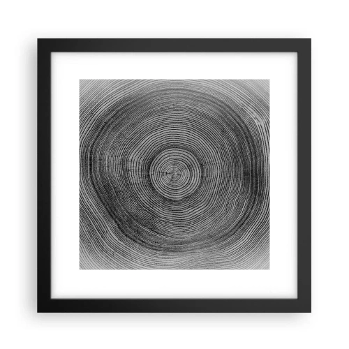 Poster în ramă neagră - Un semn al vremurilor - 30x30 cm