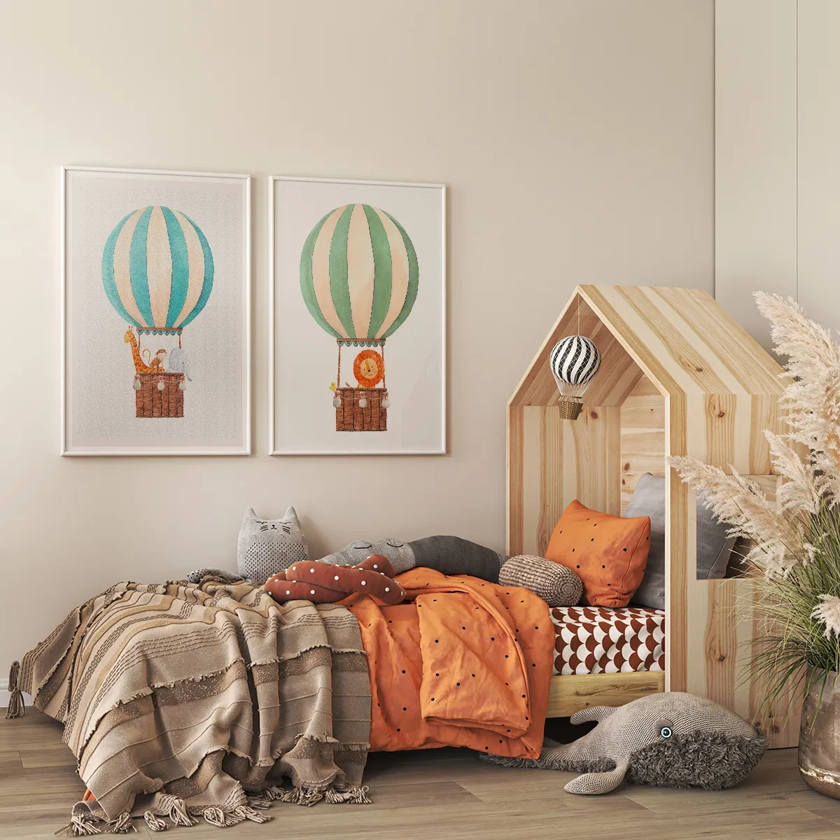 Balloon flight - Inspirație pentru o cameră pentru copii