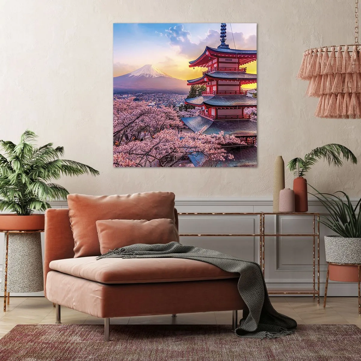 Tablou pe pânză - Esența spiritului japonez - 60x60 cm