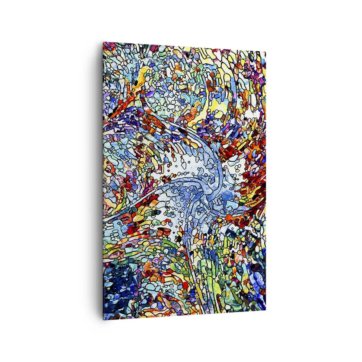 Tablou pe pânză - Vitraliu de picături - 80x120 cm