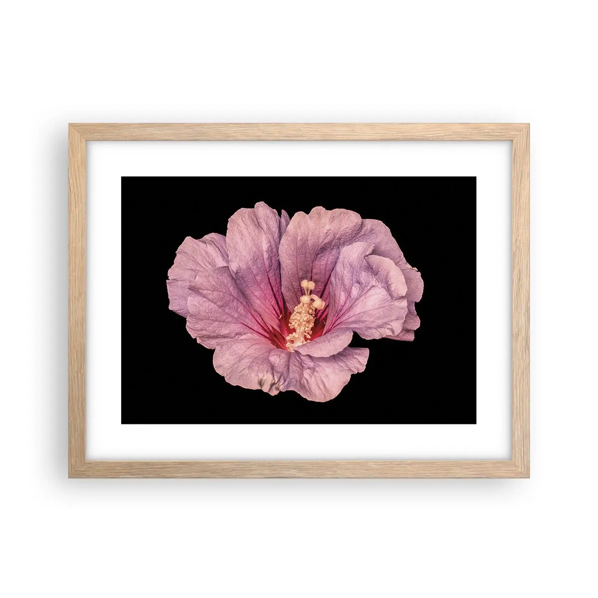 Poster în ramă de stejar deschis - Direct la inimă - 40x30 cm