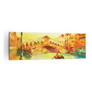 Tablou pe pânză - Pelerinaj de îndrăgostiți - 160x50 cm