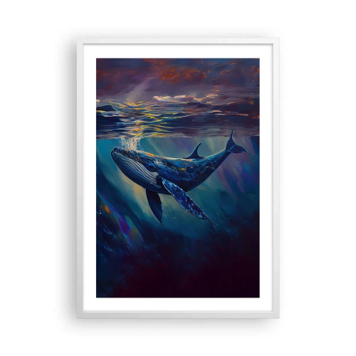 Poster în ramă albă - Bun venit în lumea mea - 50x70 cm