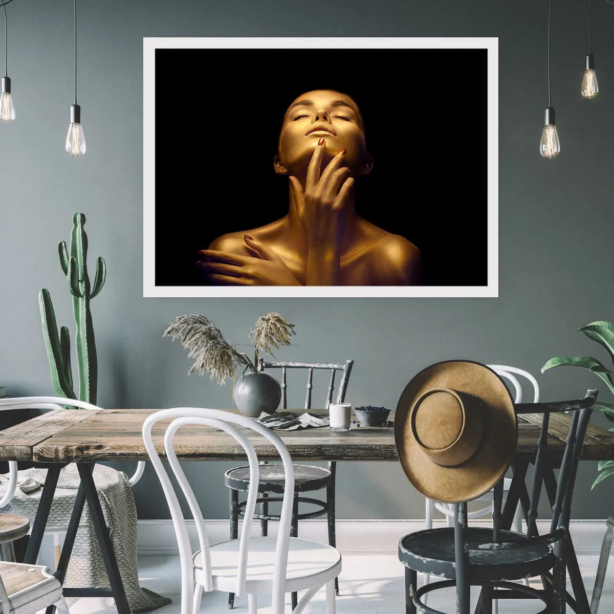 Poster - Ca mătasea aurie - 100x70 cm