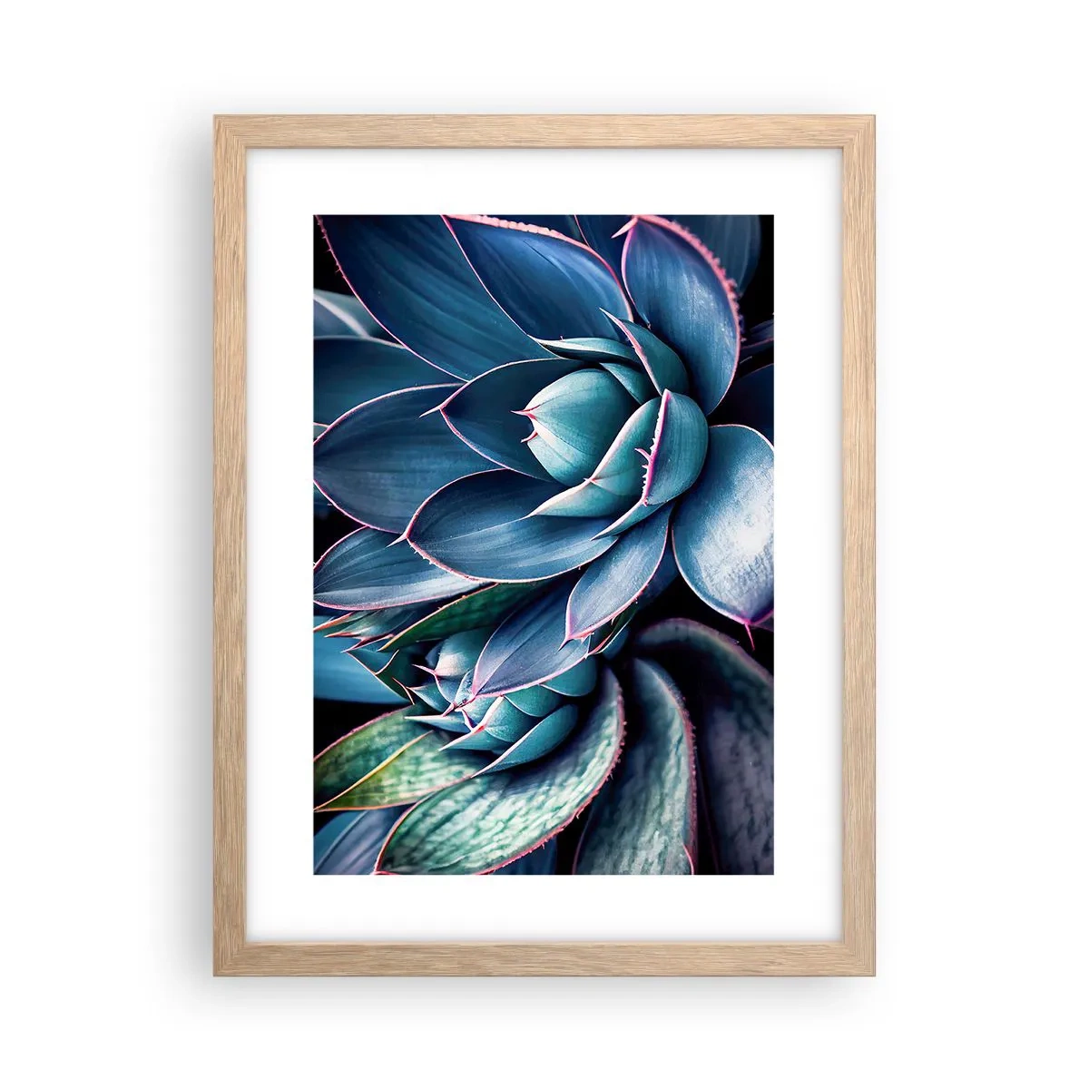 Poster în ramă de stejar deschis - Forța vitală - 30x40 cm