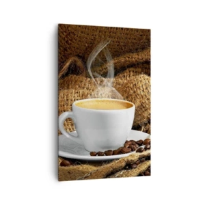 Tablou pe pânză - Mirosul de mokka și densitatea lichidului de miere - 80x120 cm
