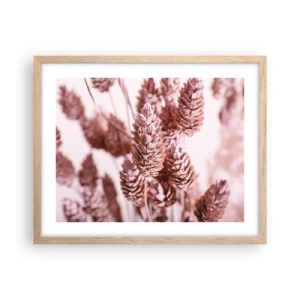 Poster în ramă de stejar deschis - Aparent discrete - 50x40 cm