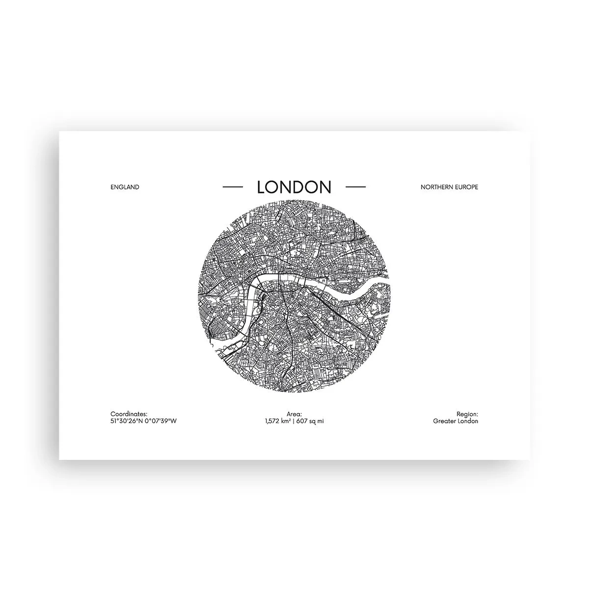 Poster - Anatomia Londrei - 100x70 cm