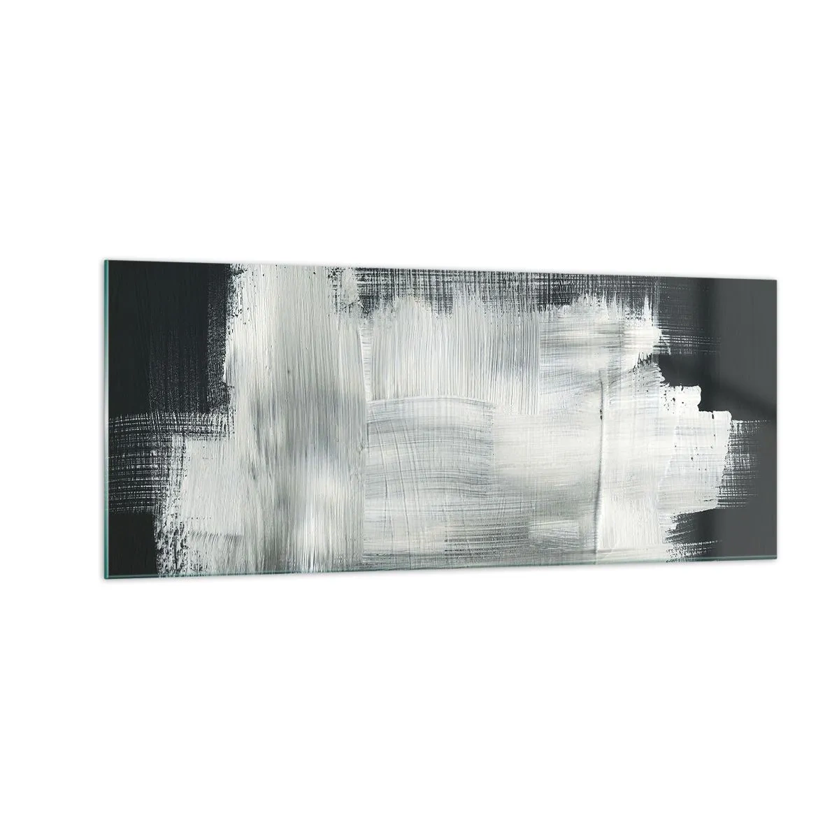Tablou pe sticlă - Țesut vertical și orizontal - 100x40 cm