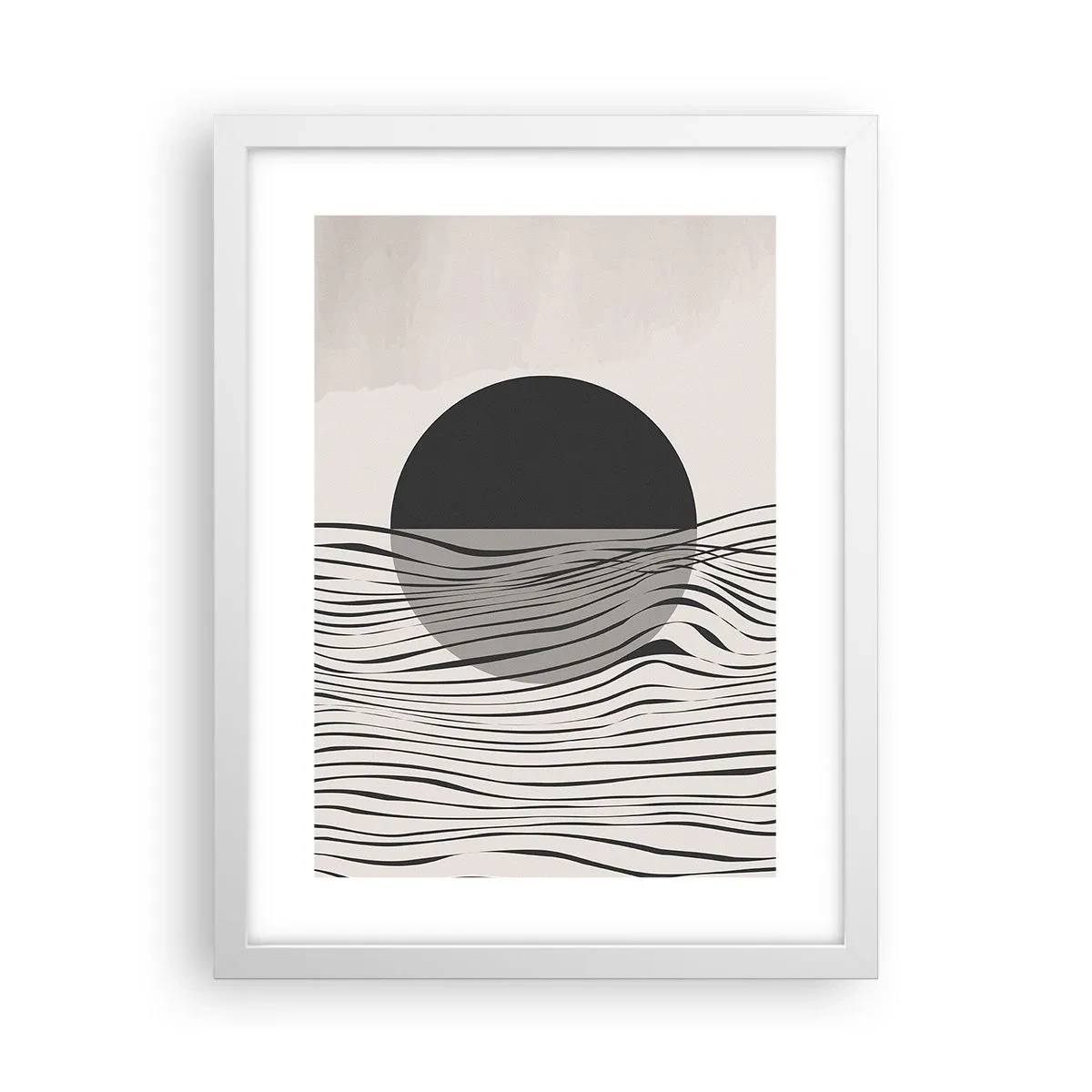 Poster în ramă albă - Semicompunere - 30x40 cm