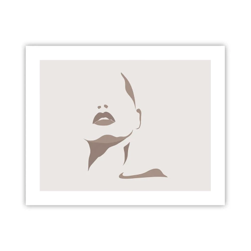 Poster - Creată din lumină și umbră - 50x40 cm