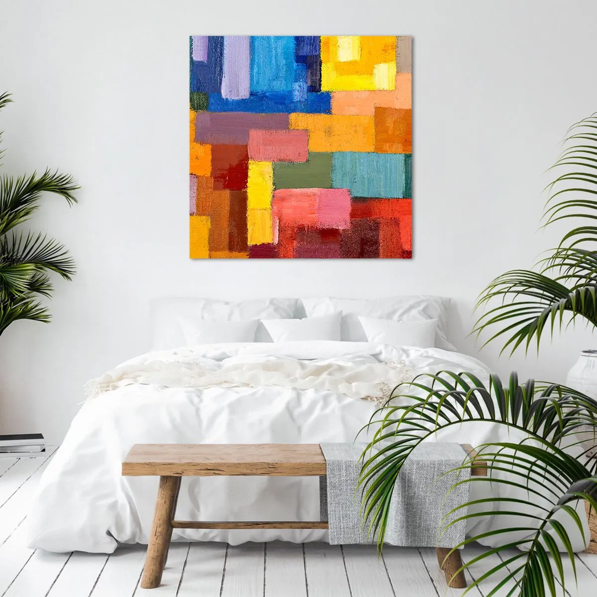 Tablou pe pânză - Fiecare diferită, toate colorate - 30x30 cm