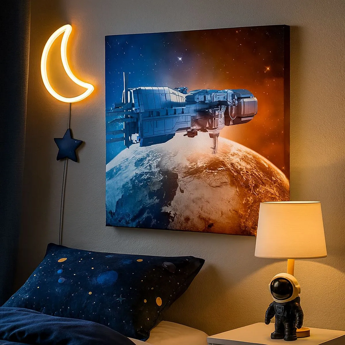 Tablou pe pânză - Observator atent - 30x30 cm